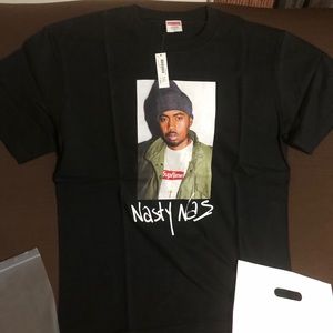 Supreme Nas Tee Authentic Size L New
